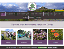 Tablet Screenshot of north-yorkshire-moors.org.uk